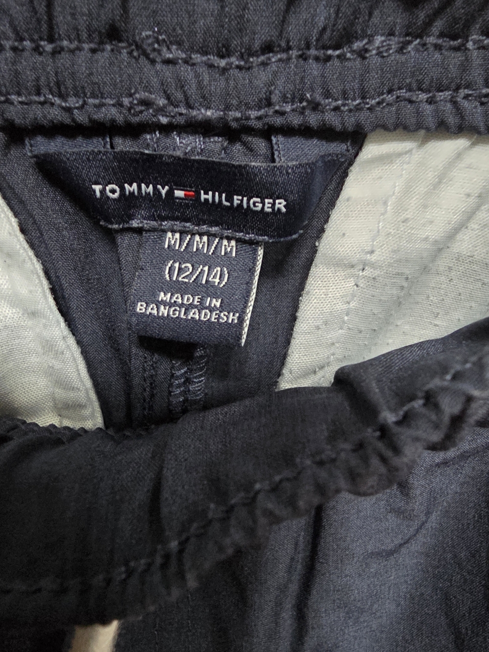 Tommy Hilfiger Navy Drawstring Cargo Shorts - Picture 4 of 4